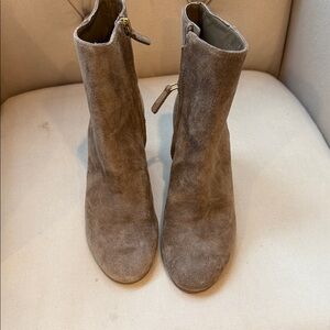 Tory Burch Brown Suede Ankle Booties